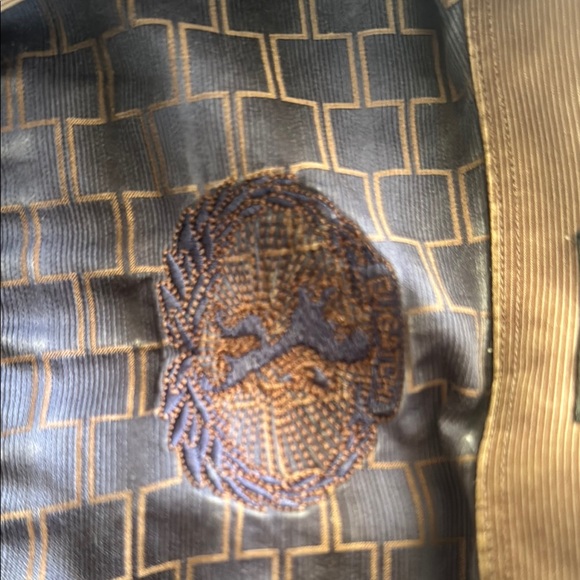 Bugatchi Brown and Blue Casual Button Down Shirt - Picture 2 of 2